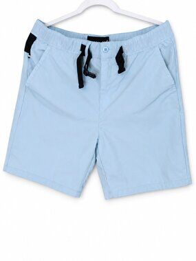 Edgar + Ash Light Blue Utility Shorts Men's  Gorpcore Drawstring